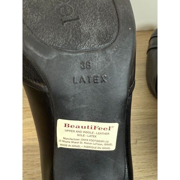 BeautiFeel Black Rosaline Leather Bootie Women’s Size 7.5 Casual Dressy - Picture 12 of 13